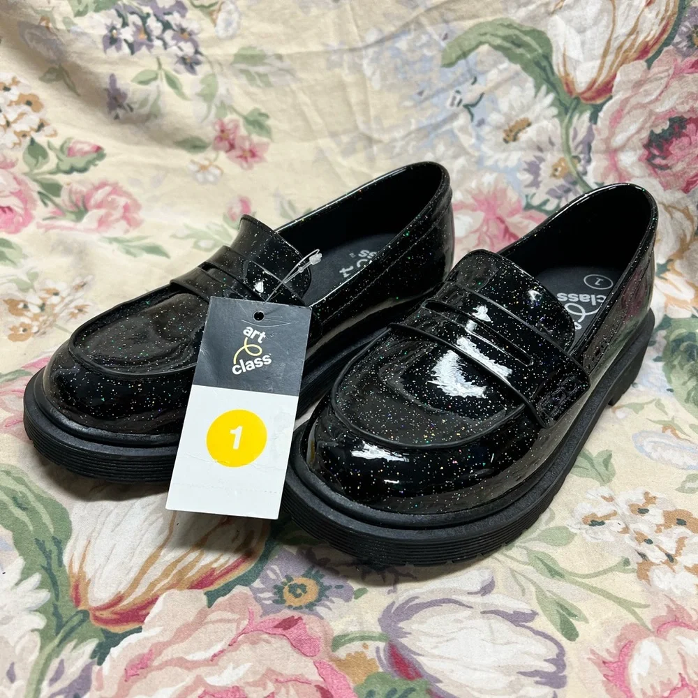 Glitter Celia slip on shoes